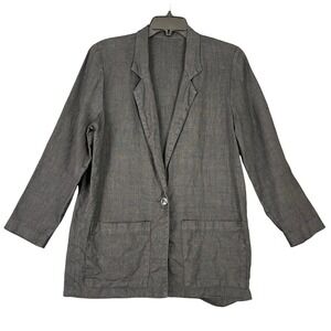 Vintage Y2K Minimalist Blazer Elliott Lauren Womens 6 quiet luxury officecore